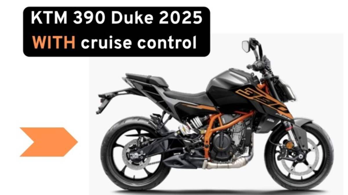 KTM 390 Duke 2025 cruise control